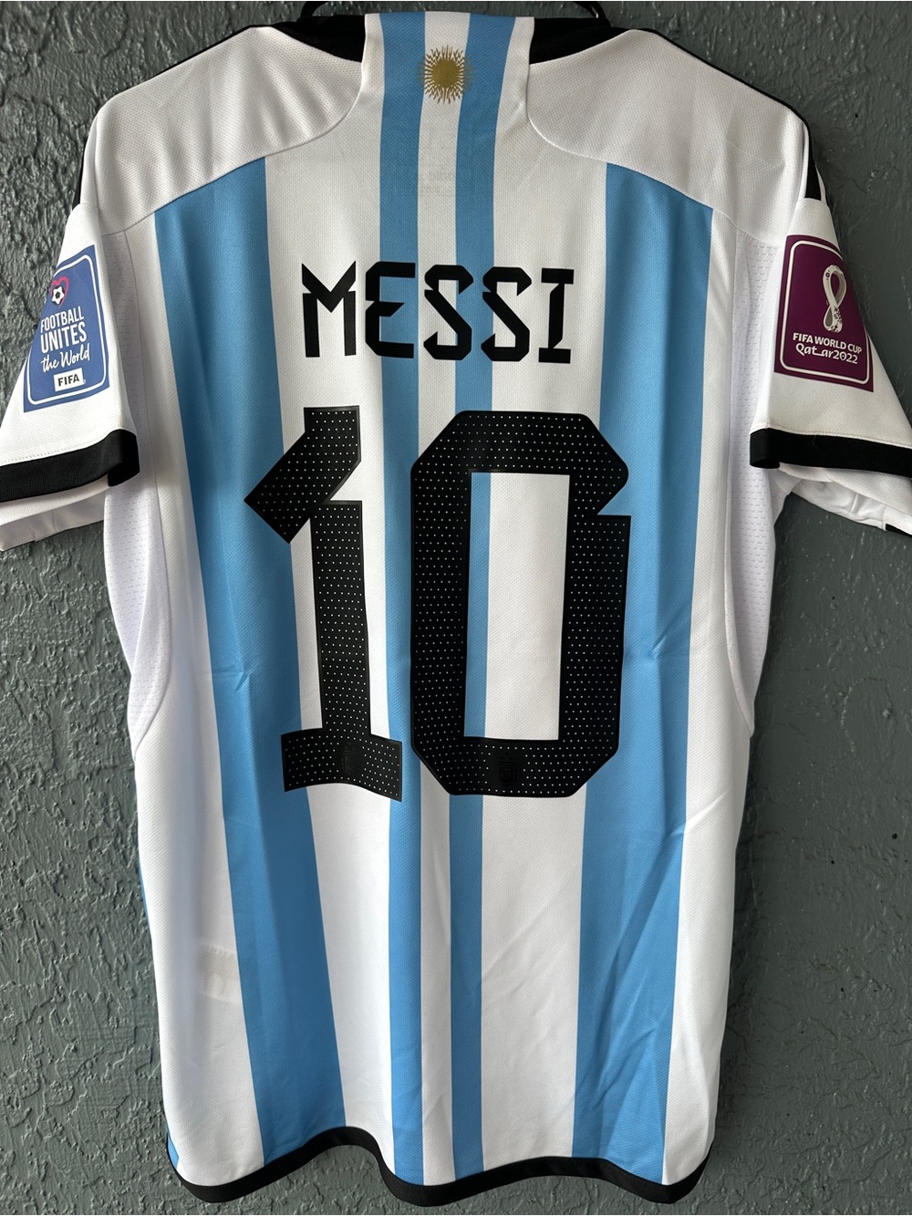 Messi 2022 Argentina Jersey Blue Men size - Picture 3 of 4